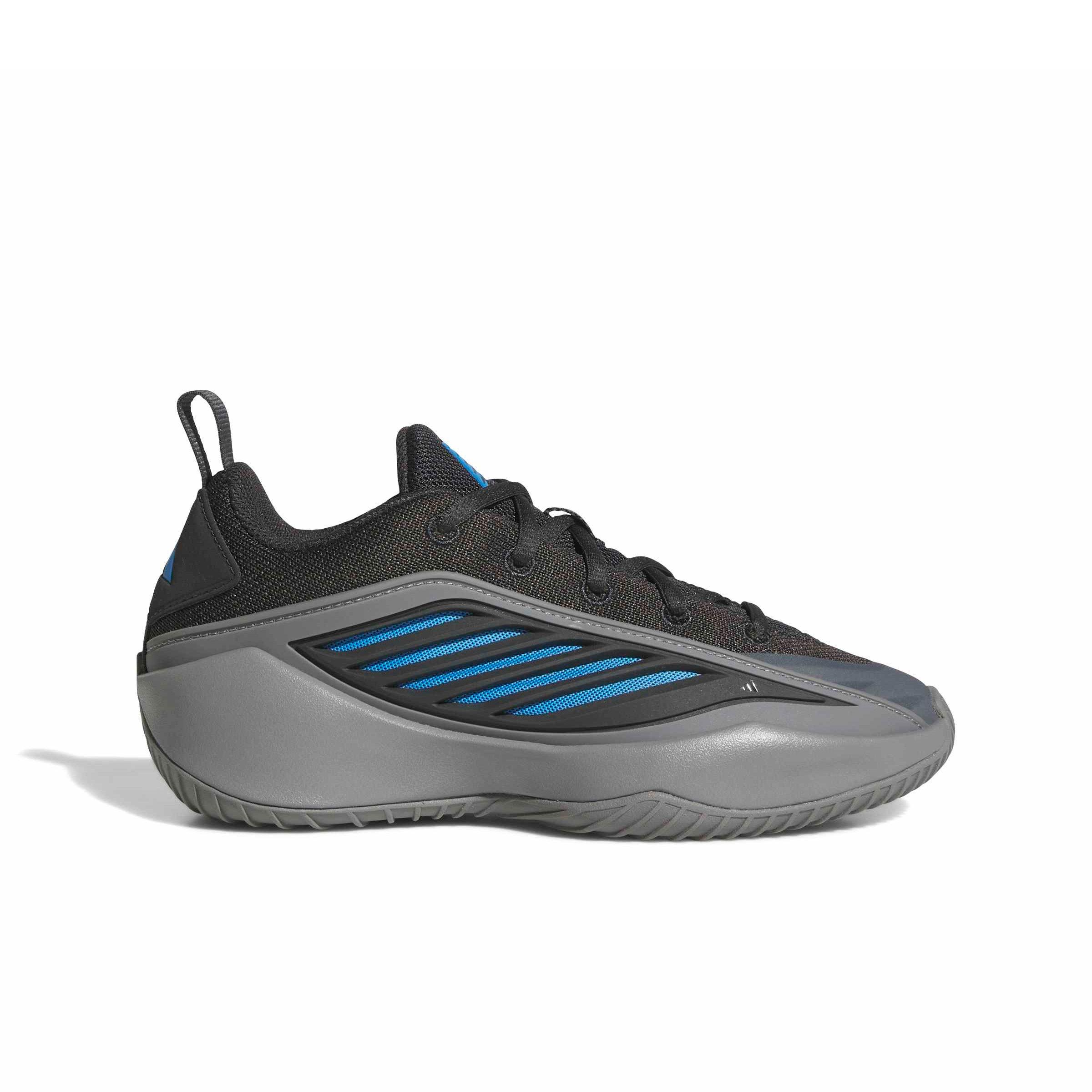 adidas Believe That 1 J "Grey Three/Carbon/Lucid Ray Blue" Grade School Boys' Basketball Shoe - GREY/CARBON/BLUE
